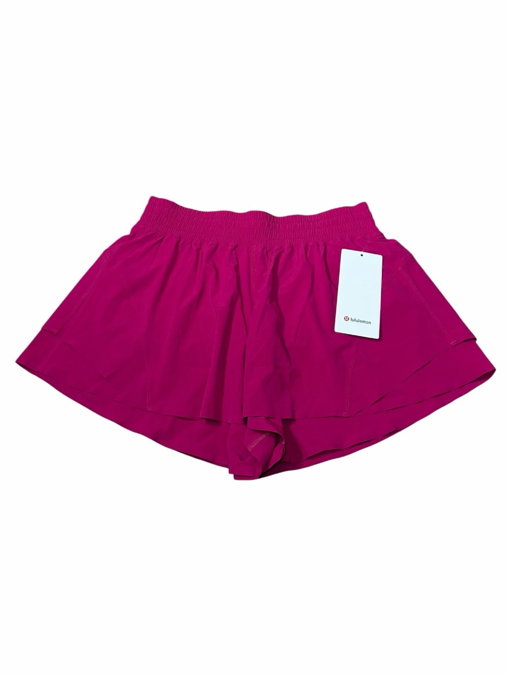 NWT Lululemon Shake It Out High-Rise Running Short 2.5" (Pink Flare) Size L